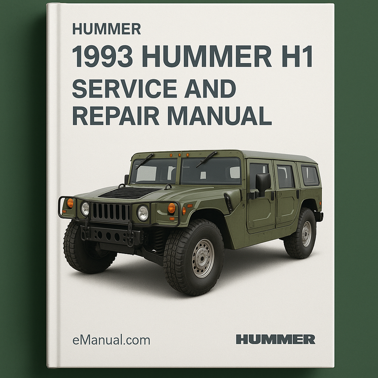 1993 Hummer H1 Service and Repair Manual