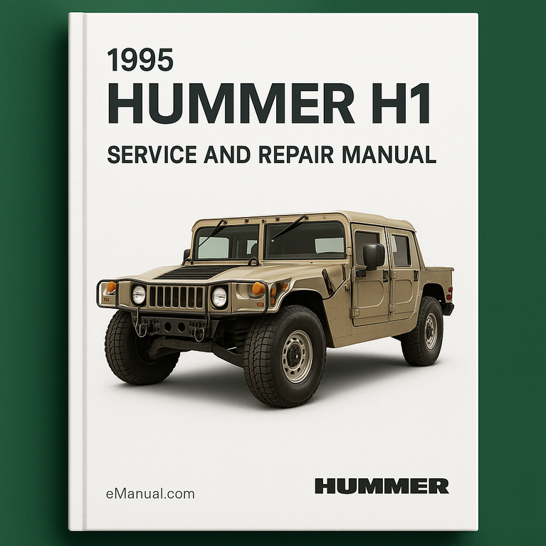 1995 Hummer H1 Service and Repair Manual