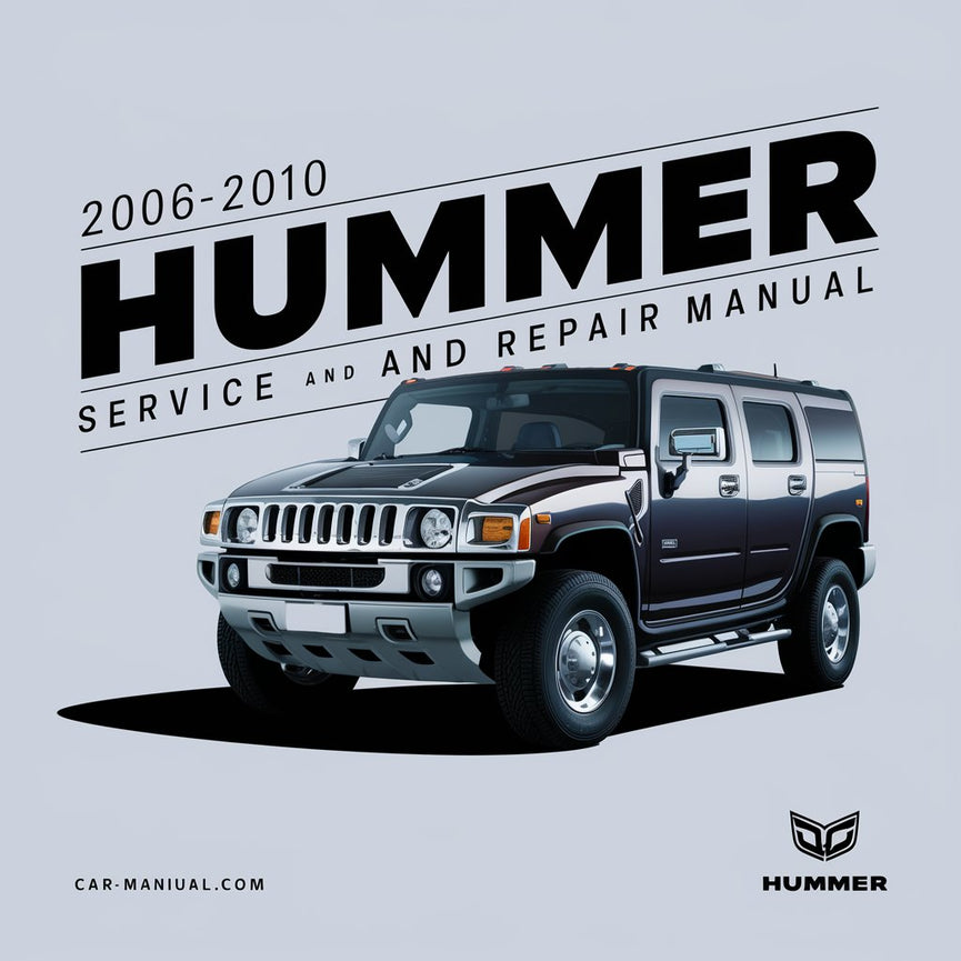 Manual de servicio y reparación del Hummer H3 2006-2010