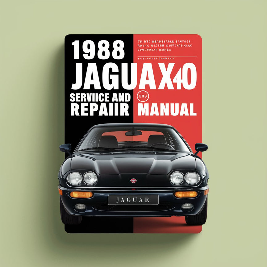 Manual de servicio y reparación del Jaguar XJ40 1988