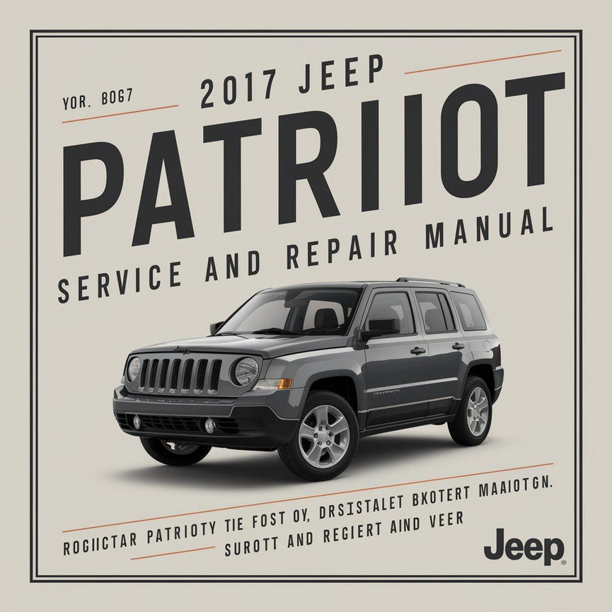 Manual de servicio y reparación del Jeep Patriot 2017