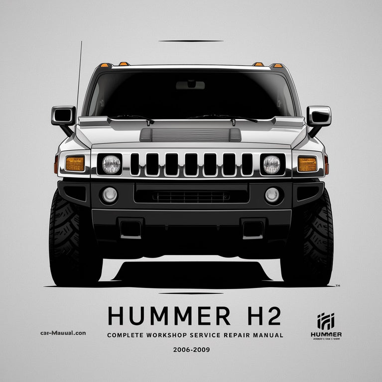 Manual completo de taller y reparación del Hummer H2 2006 2007 2008 2009