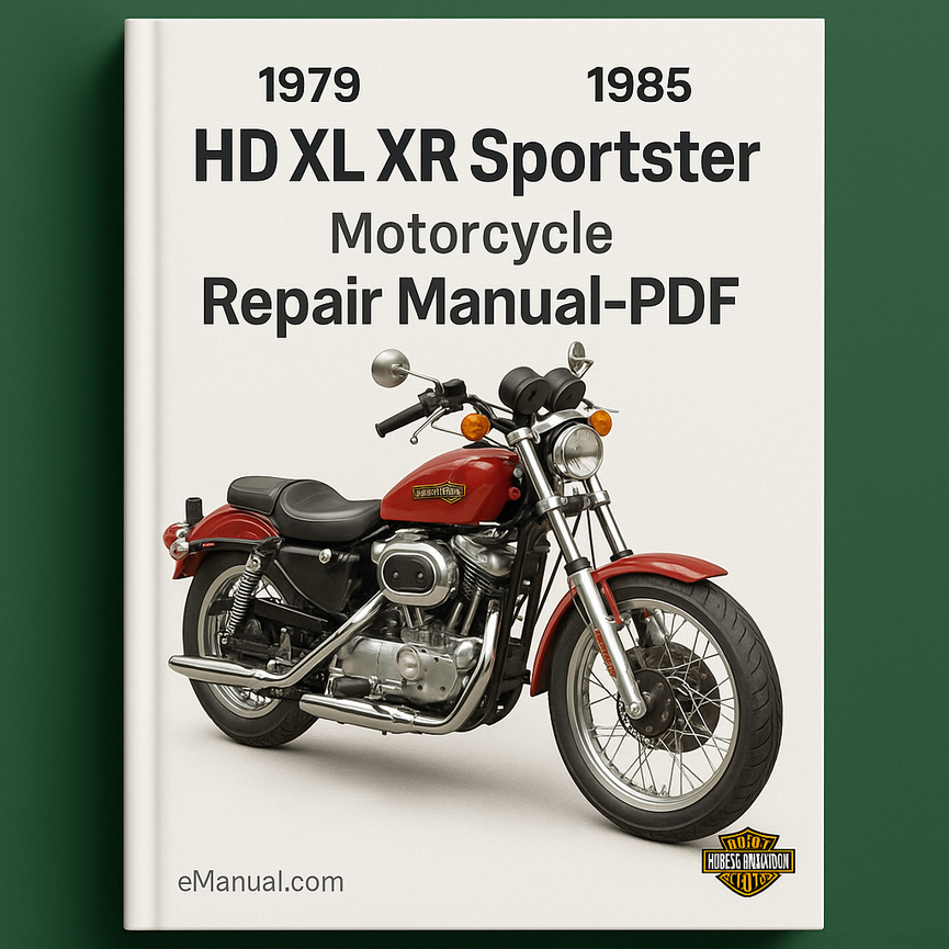 1979 1985 HD XL XR Sportster Motorrad Reparaturhandbuch-