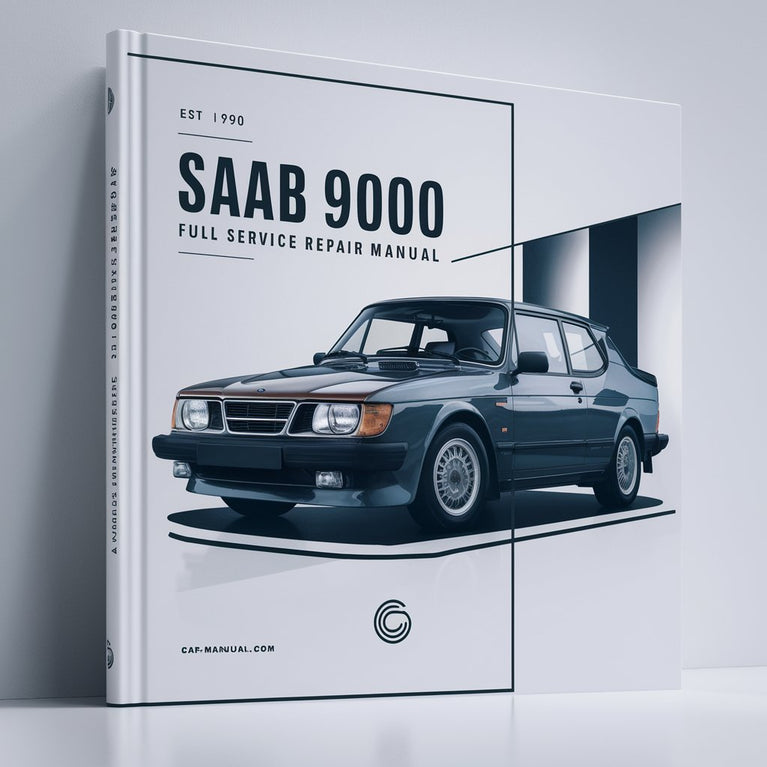 SAAB 9000 1990 Komplettes Service-Reparaturhandbuch