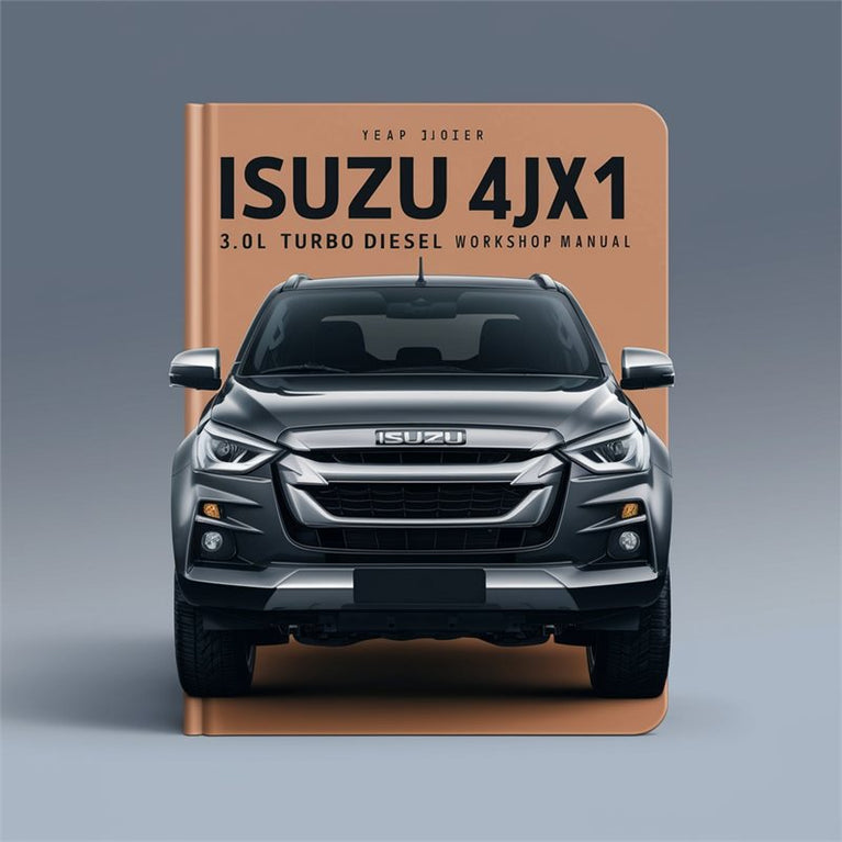 Isuzu 4JX1 3.0L Turbo Diesel Engine Service Repair Workshop Manual PDF