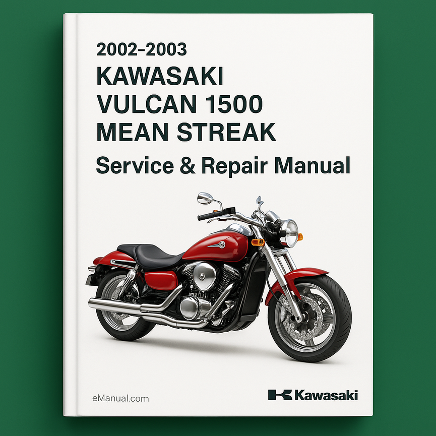 2002-2003 KAWASAKI VULCAN 1500 MEAN STREAK Service Repair Manual