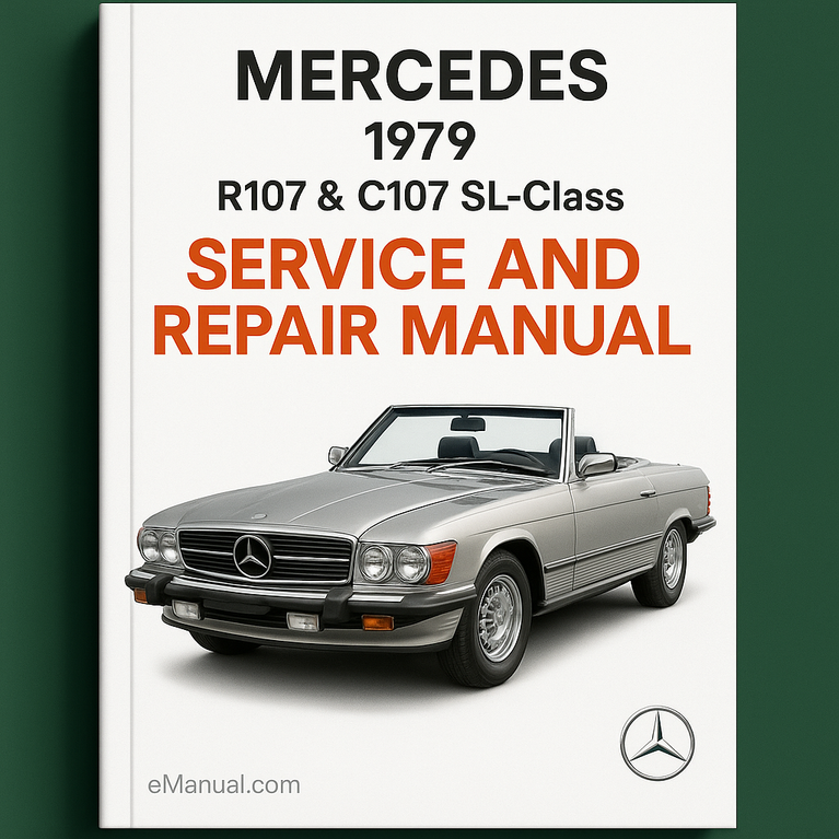 1979 Mercedes R107 & C107 SL-Class Service and Repair Manual