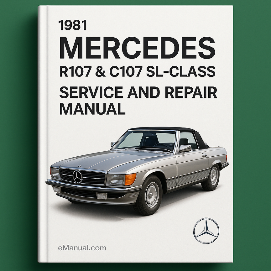 1981 Mercedes R107 & C107 SL-Class Service and Repair Manual