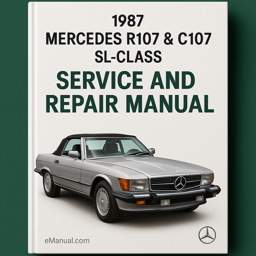 1987 Mercedes R107 & C107 SL-Class Service and Repair Manual