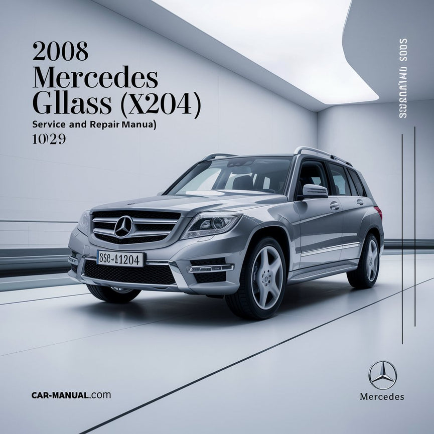 2008 Mercedes GLK-Klasse (X204) Service- und Reparaturhandbuch