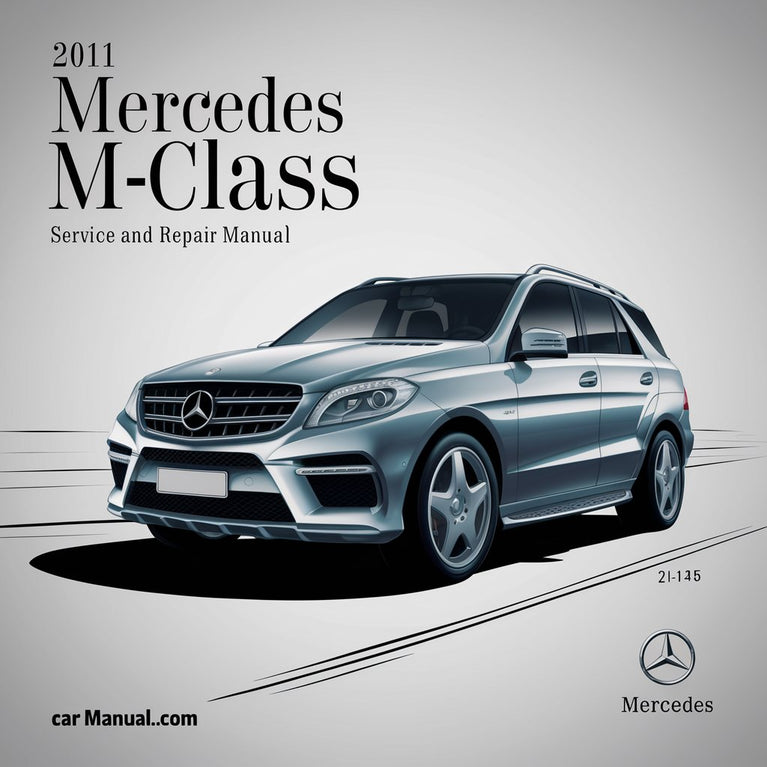 2011 Mercedes M-Klasse (W164) Service- und Reparaturhandbuch