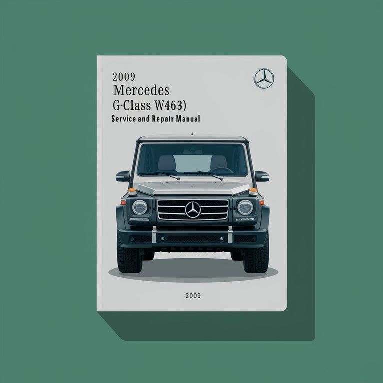 Manual de servicio y reparación del Mercedes Clase G (W463) 2009