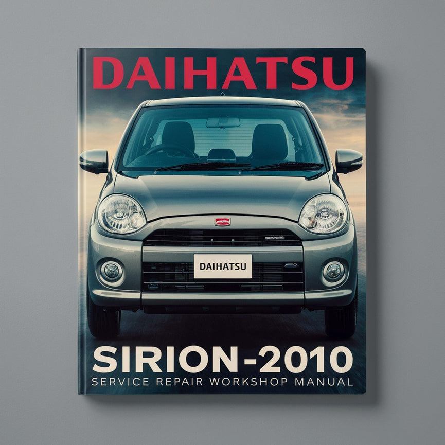 Daihatsu Sirion 2004-2010 Manual de taller de reparación de servicio