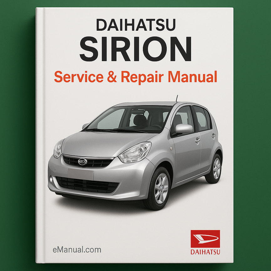 DAIHATSU SIRION Service Repair Manual & Technical