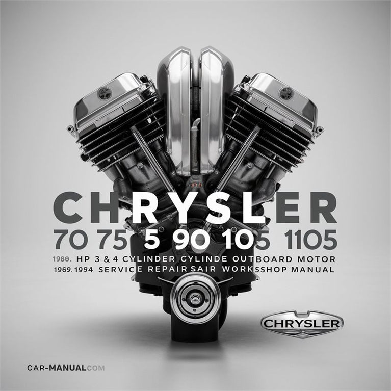 1969-1984 Chrysler 70 75 85 90 105 Hp 3 4 Cylinder Outboard Motor Service Repair Workshop Manual PDF