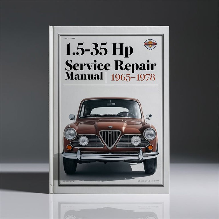 1965-1978 1.5-35 Hp Service Repair Workshop Manual PDF