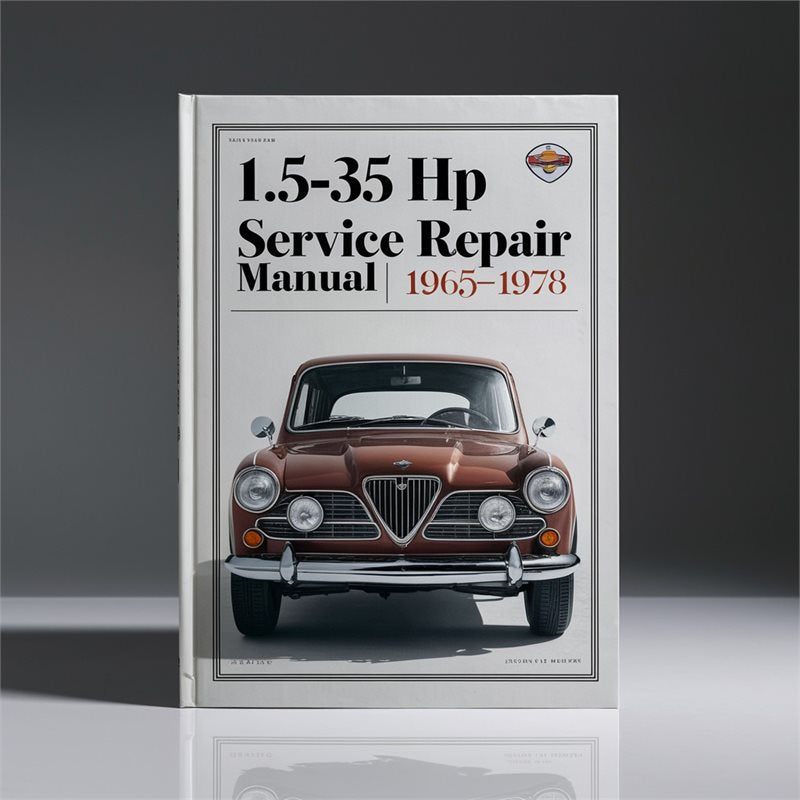 1965-1978 1.5-35 Hp Service Repair Workshop Manual PDF