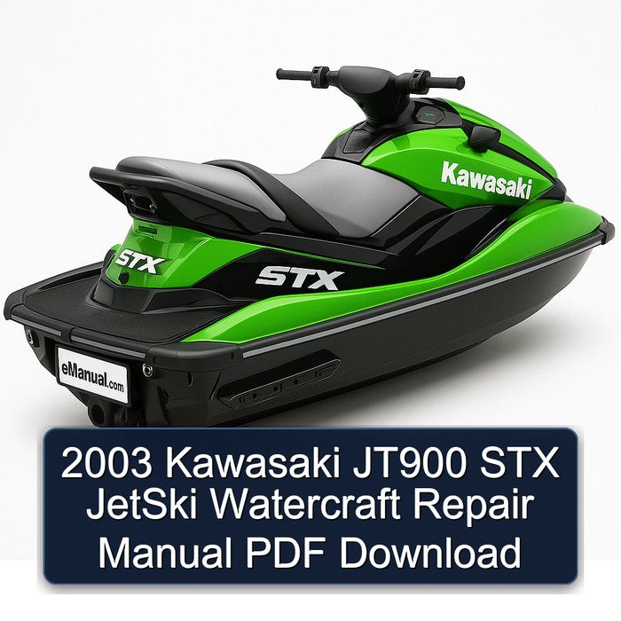 2003 Kawasaki JT900 STX Jetski Watercraft Service Repair Workshop Manual PDF