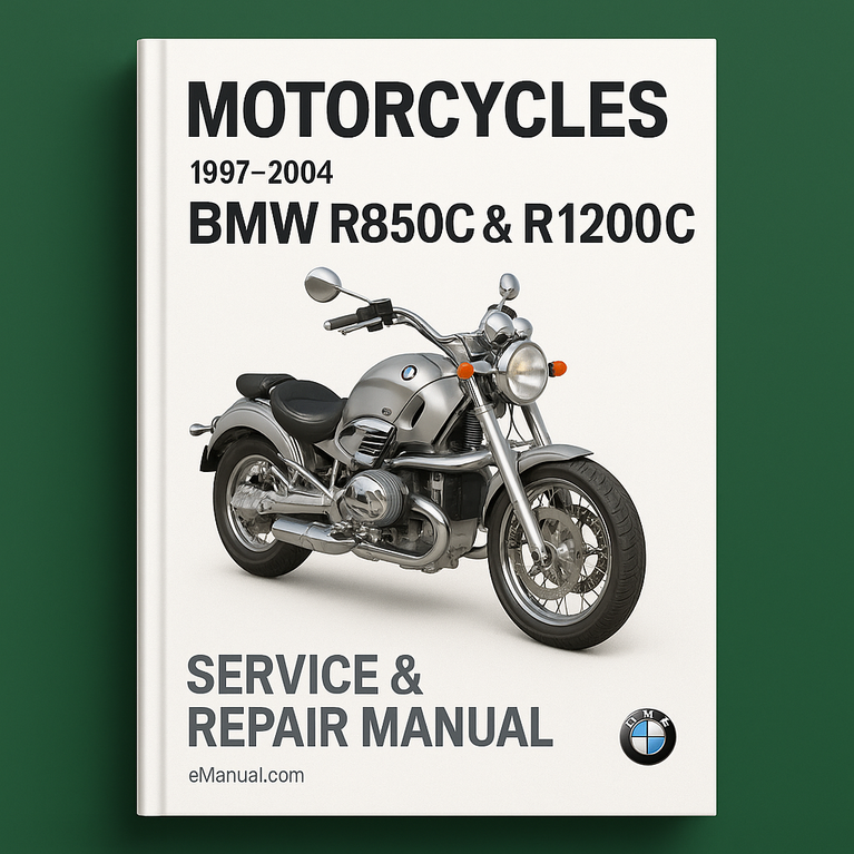 1997-2004 BMW R850C & R1200C Motorcycles Service Repair Manual (FSM Preview)