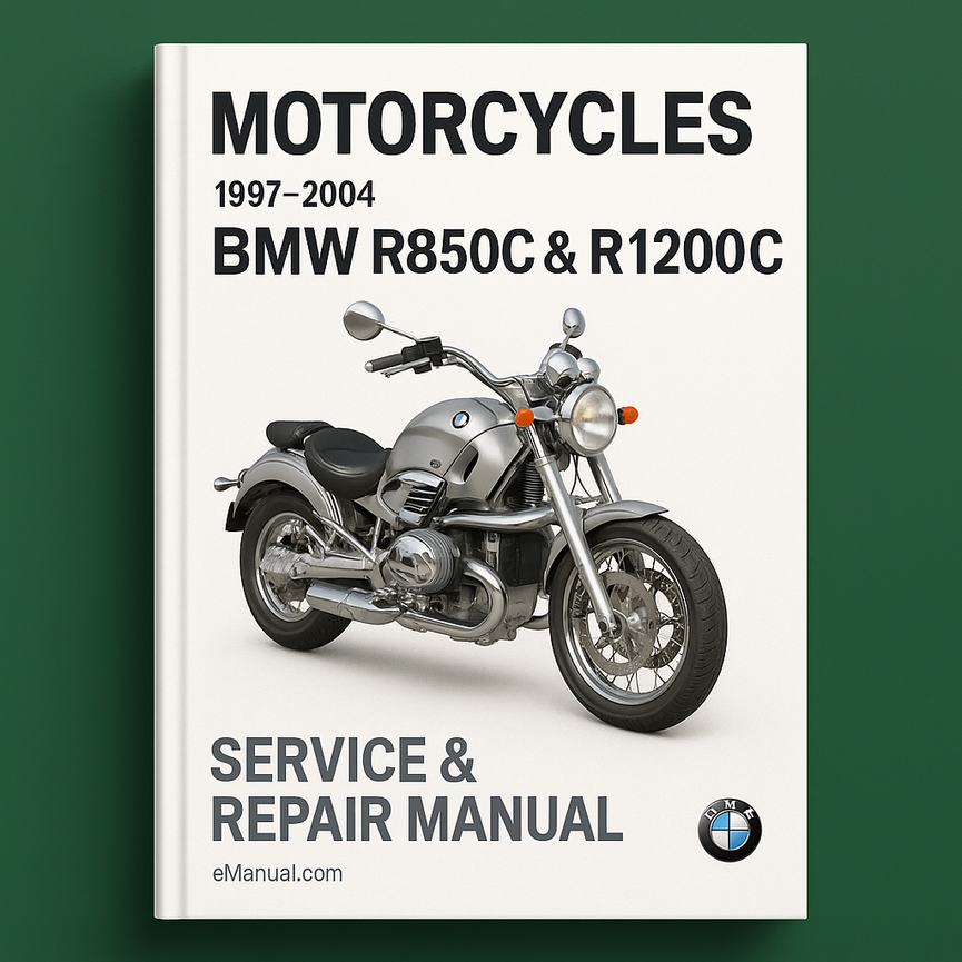 Manual de servicio y reparación de motocicletas BMW R850C y R1200C 1997-2004 (versión preliminar de FSM)