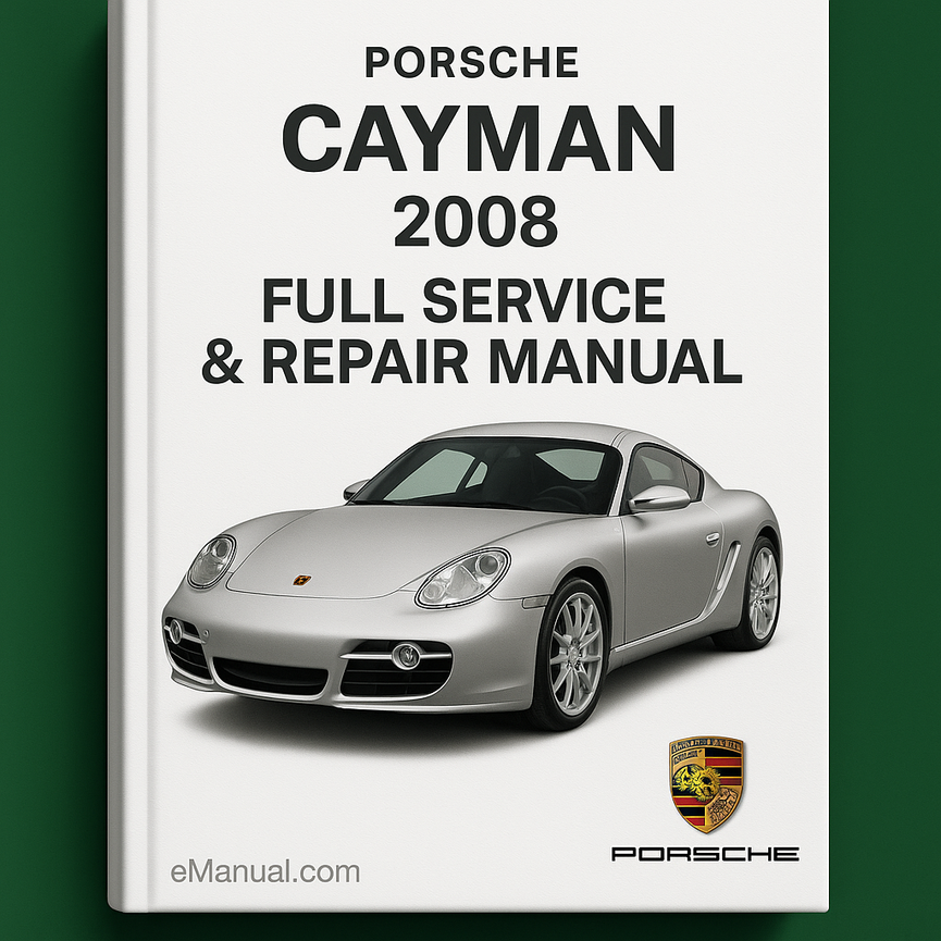 Porsche Cayman 2008 Full Service Repair Manual