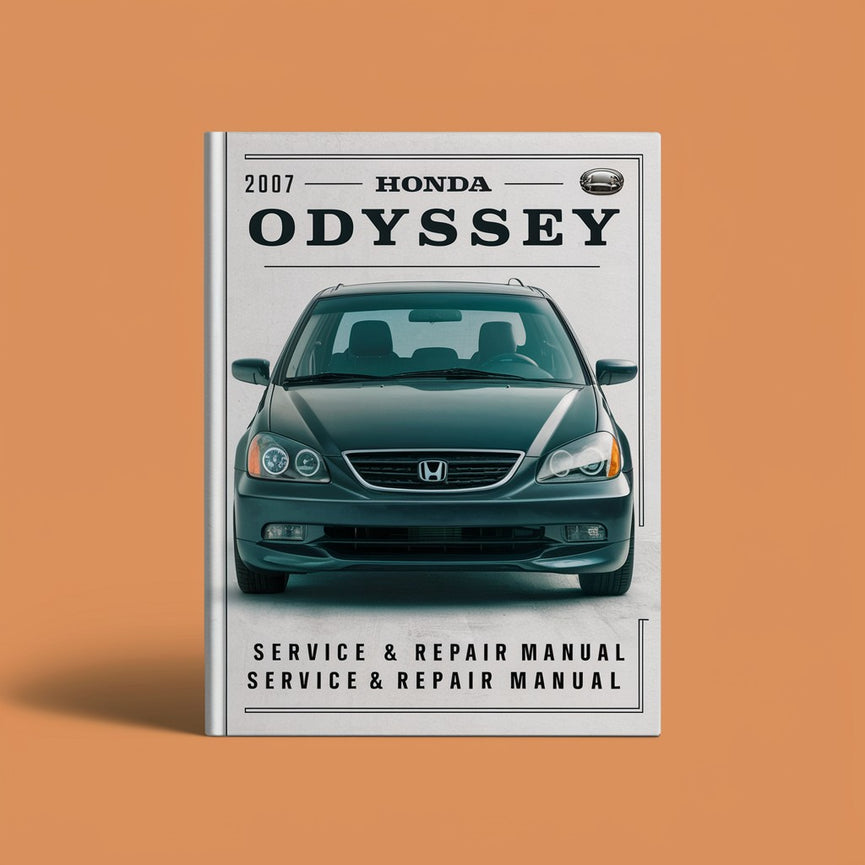 Manual de servicio y reparación de Honda Odyssey 2007