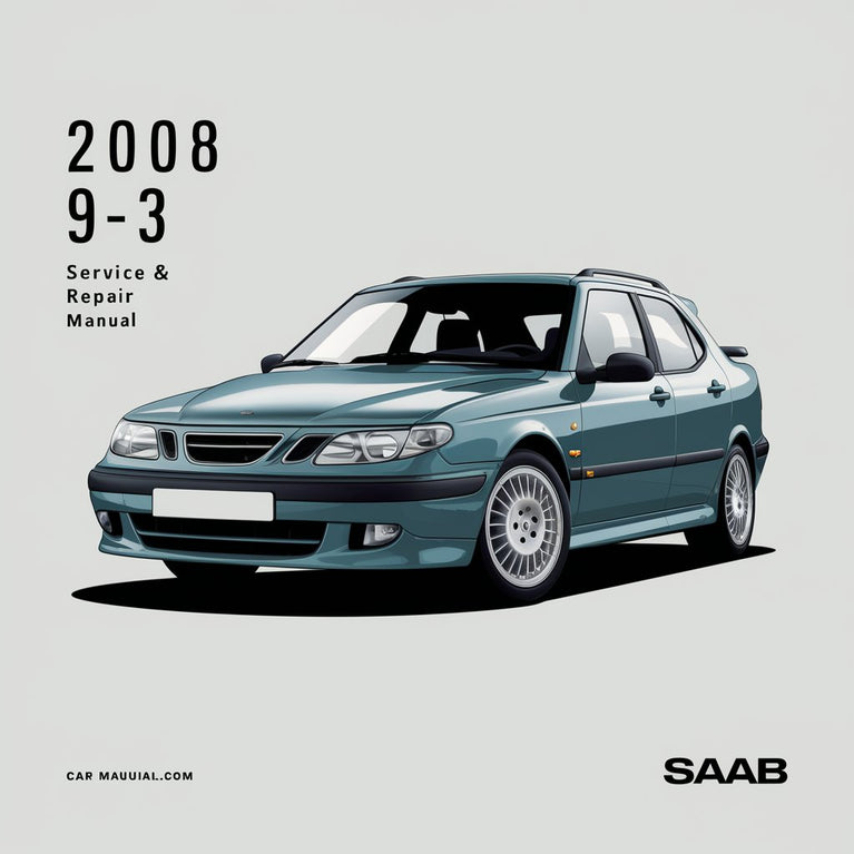 Manual de servicio y reparación del Saab 9-3 2008