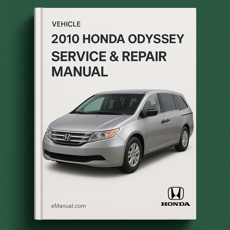 Manual de servicio y reparación de Honda Odyssey 2010
