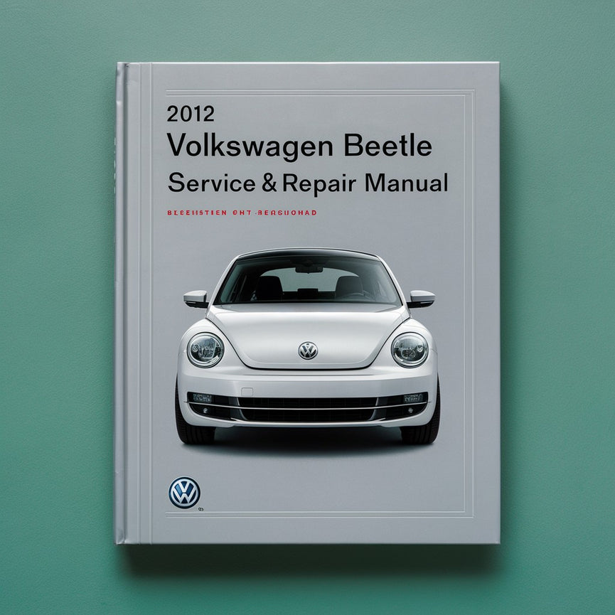 Manual de servicio y reparación del Volkswagen Beetle 2012