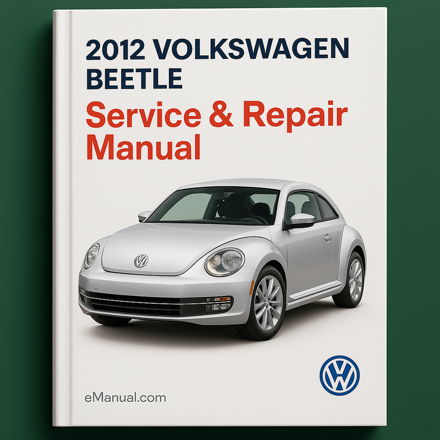 Manual de servicio y reparación del Volkswagen Beetle 2012
