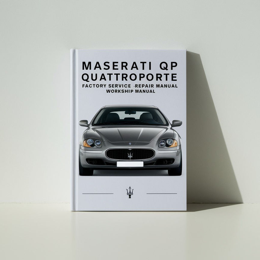 Manual de taller y reparación de fábrica del Maserati QP Quattroporte 2007-2009