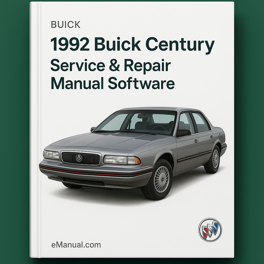 Manual de servicio y reparación de Buick Century 1992