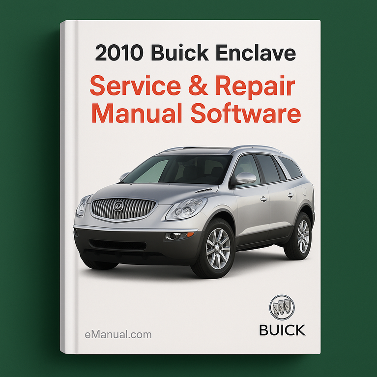 Software del manual de servicio y reparación del Buick Enclave 2010