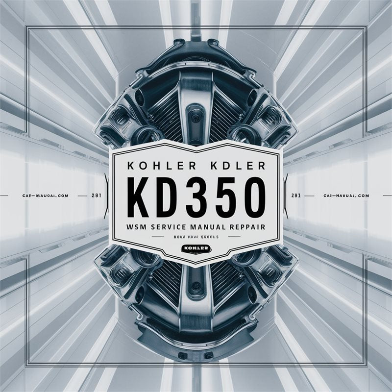 Kohler KD Series KD350 Engine WSM Service Repair Workshop Manual PDF