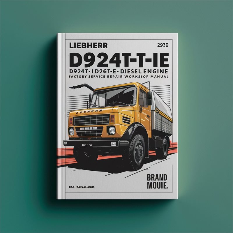 Liebherr D924t-e D924ti-e D926t-e D926ti-e Diesel Engine Factory Service and Repair Workshop Manual Instant PDF