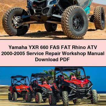 Yamaha YXR 660 FAS FAT Rhino ATV 2000-2005 Service Repair Workshop Manual