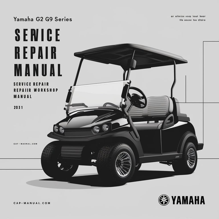 Service- und Reparaturhandbuch für Golfwagen der Serie G2 und G9 von Yamaha