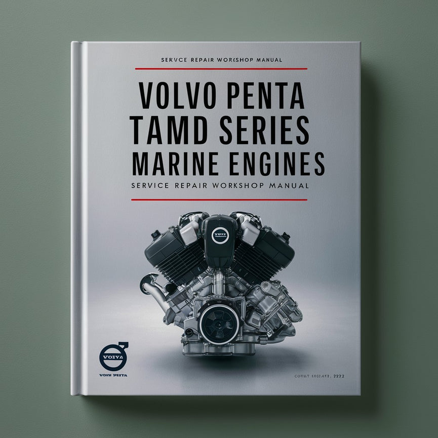 Service- und Reparaturhandbuch für Diesel-Schiffsmotoren der Volvo Penta TAMD-Serie