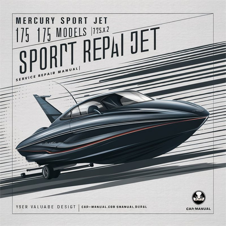Mercury Sport JET 175 175XR Models 175xr2 Service Repair Workshop Manual PDF