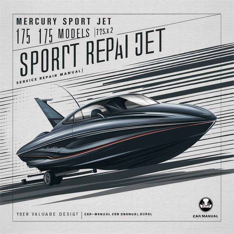 Mercury Sport JET 175 175XR Models 175xr2 Service Repair Workshop Manual PDF