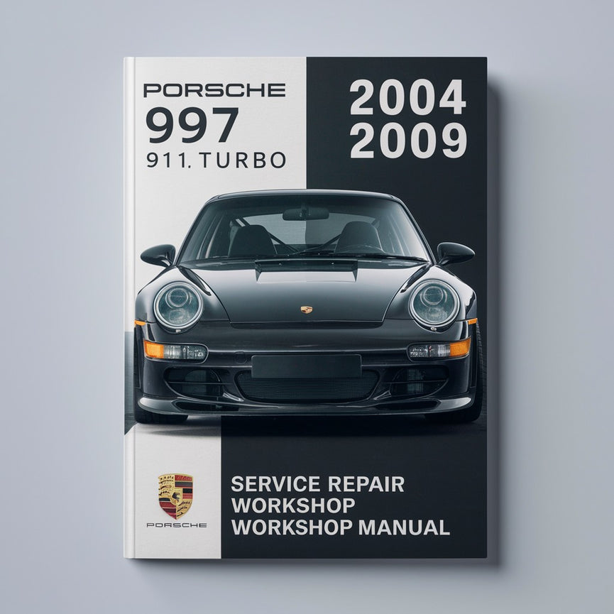 Porsche 997 997.1 911 Turbo GT2 GT3 4 4S 2004-2009 Service-Reparatur-Werkstatthandbuch