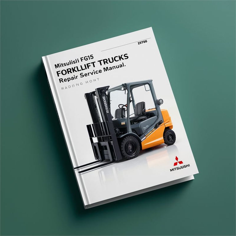 Mitsubishi FG15 Forklift Trucks Repair Service Manual PDF