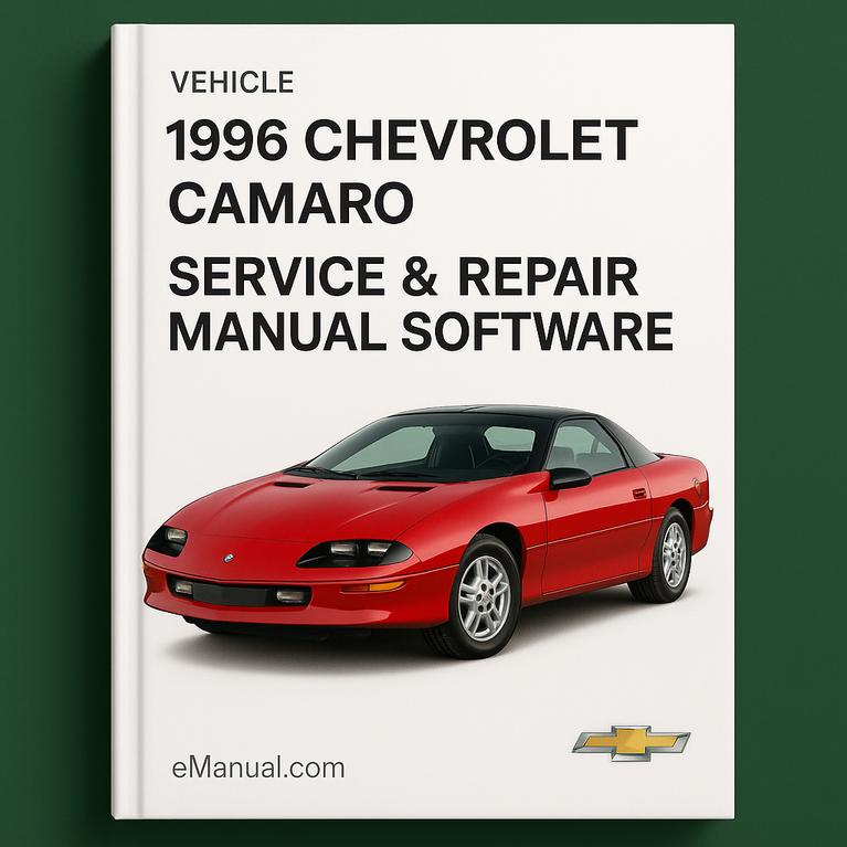 1996 Chevrolet Camaro Service & Repair Manual Software