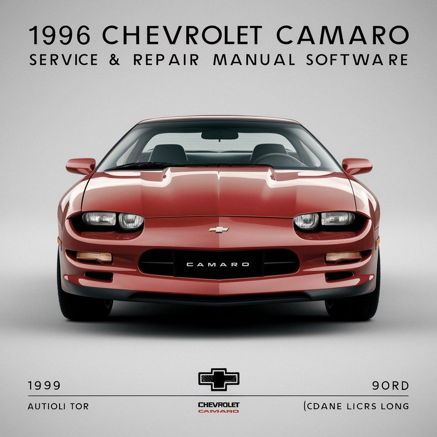 1996 Chevrolet Camaro Service- und Reparaturhandbuch-Software