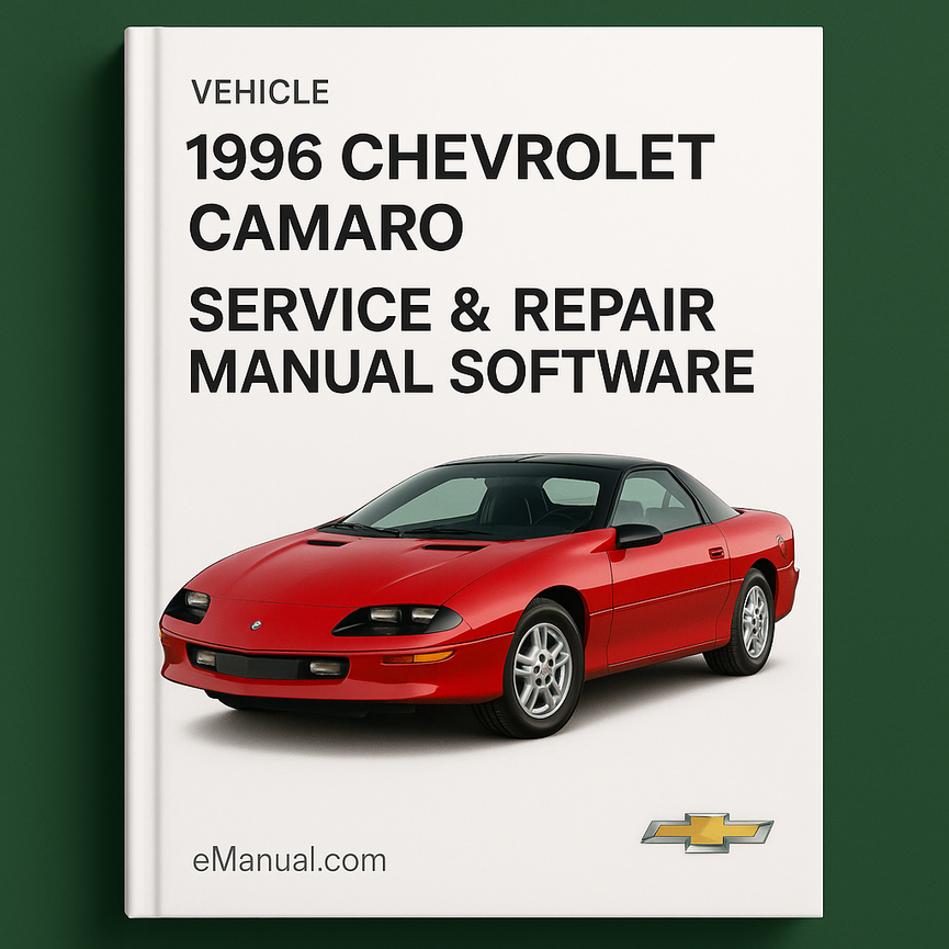 1996 Chevrolet Camaro Service- und Reparaturhandbuch-Software
