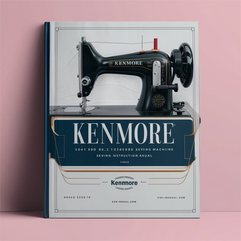 Kenmore 12493 385.1249280 385.1249380 648800071 Sewing Maschine Instruction Service Repair Workshop Manual PDF