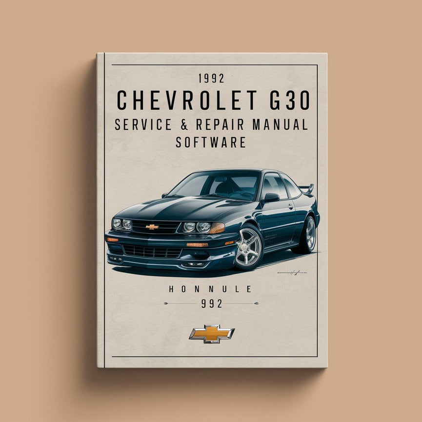 Manual de servicio y reparación del Chevrolet G30 1992