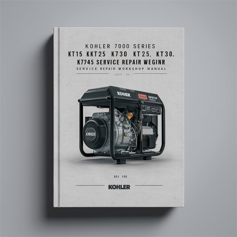 Kohler 7000 Series KT715 KT725 KT730 KT735 KT740 KT745 Engine Service Repair Workshop Manual PDF