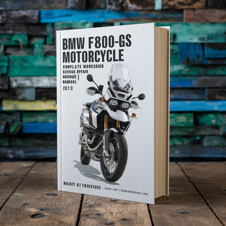 Manual completo de reparación y servicio de taller de la motocicleta BMW F800GS 2013