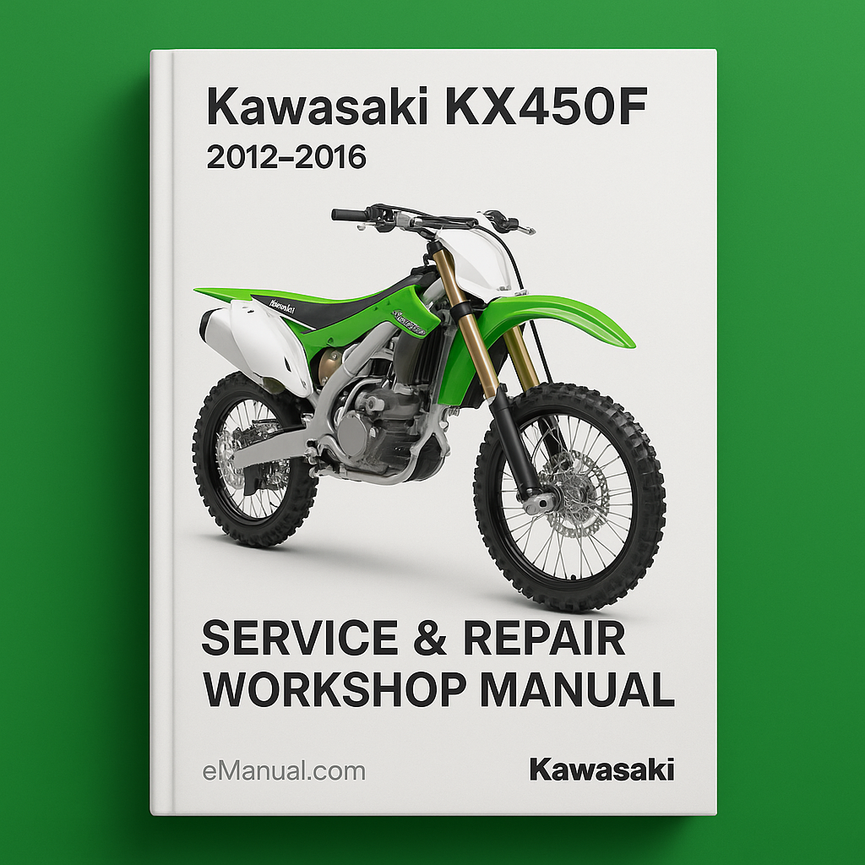 Kawasaki KX450F KX 450F 2012-2016 Service Repair Workshop Manual
